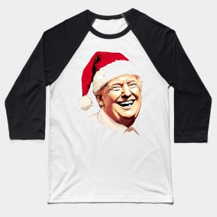 Trump as Santa Baseball T-Shirt